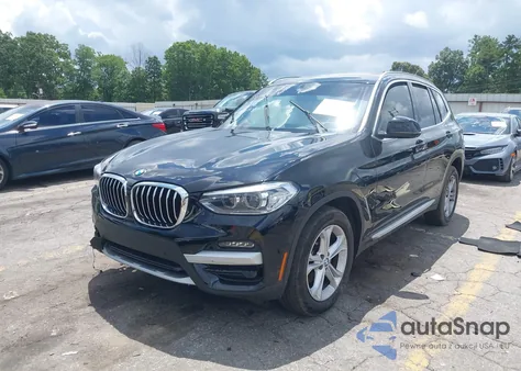 2021 BMW X3 Sdrive30I z USA, uszkodzony, nr VIN 5UXTY3C05M9E10783